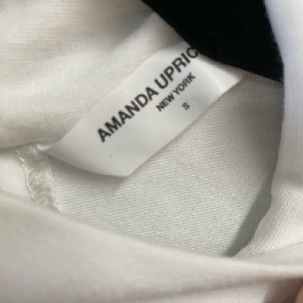 Amanda Uprichard X REVOLVE Davina Jumpsuit in Optic White Ruffled bell bottom S - Picture 8 of 8